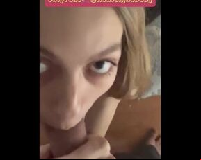 Perfect, petite, blonde girlfriend ALWAYS wants to FUCK AND SUCK (POV)