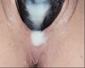 Bbc deep in mu pussy hole brutal hardcore bbc fucking white married pussy bbc dildo come clean up my creme
